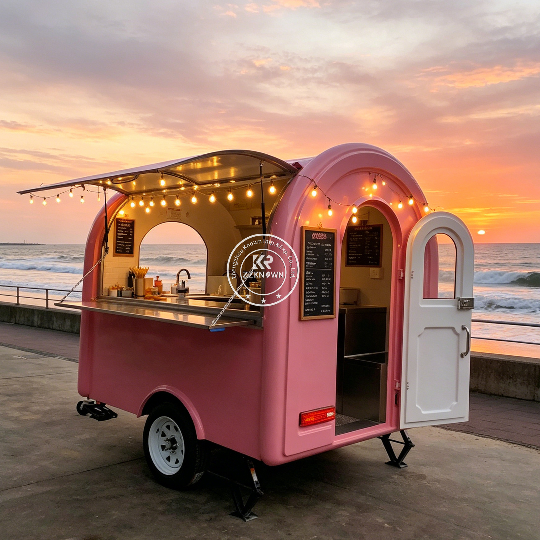 Hot Dog Vending Cart - Street Mobile Food Trailer Hot Dog