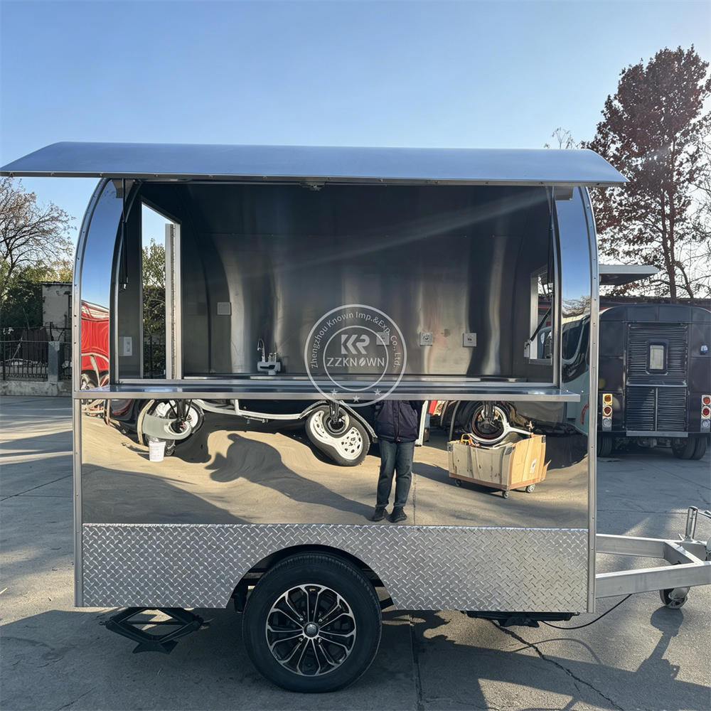 Concession Food Trailer Mobile - مراجعة Hot Dog Vending Cart وسعره