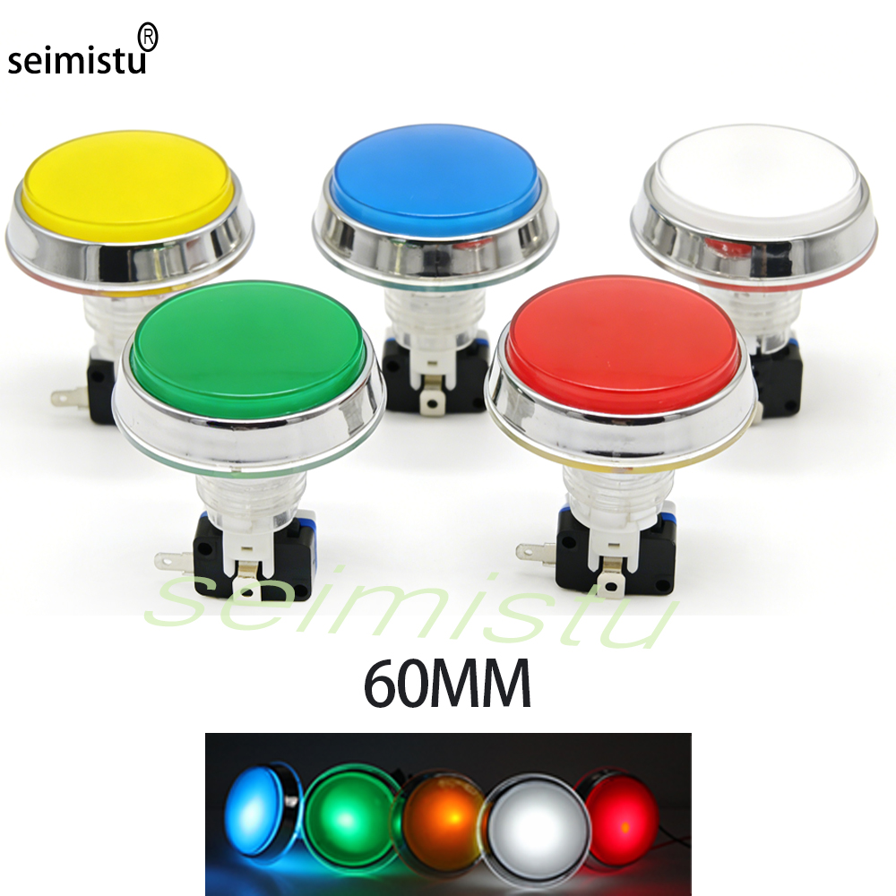 60mm Chrome 12V Flat Arcade LE - مراجعة Arcade Games Vending وسعره