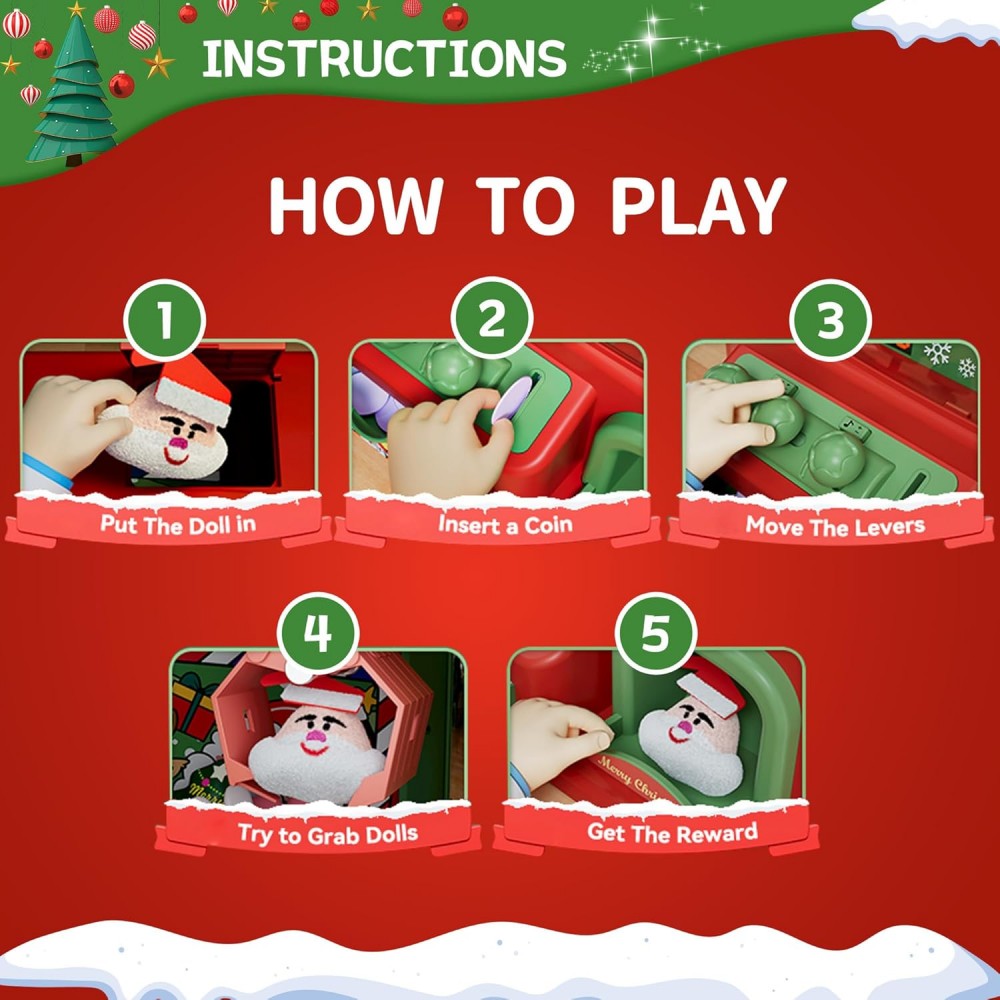 Christmas Claw Machine For Kid - مراجعة Arcade Games Vending وسعره