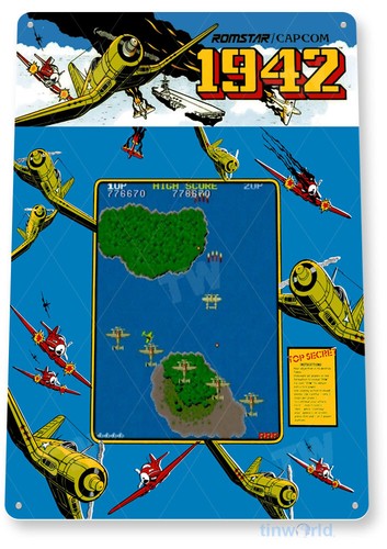 1942 Arcade Sign, Classic Arca - مراجعة Arcade Games & Vending Co وسعره