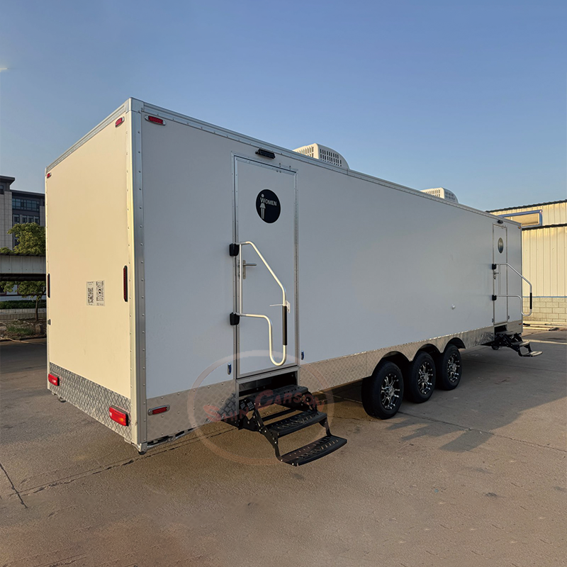 Luxury Portable Toilet Trailer - مراجعة Hot Dog Vending Cart وسعره