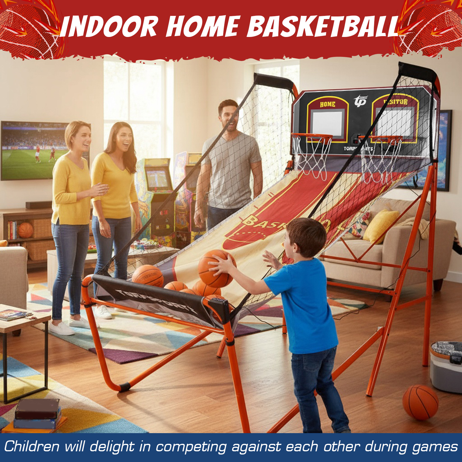 Arcade Basketball Game Set Inf - مراجعة Basketball Arcade Game وسعره