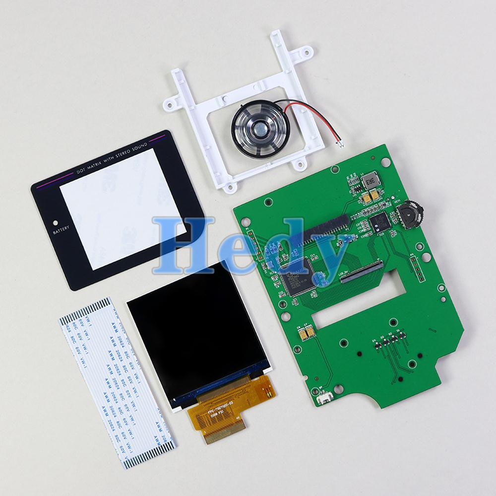1set New For GameBoy DMG 001 V - مراجعة Lcd Screen Arcade وسعره