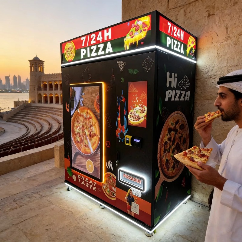 Custom Pizza Vending Machine S - مراجعة Vending Machine Qr Code وسعره