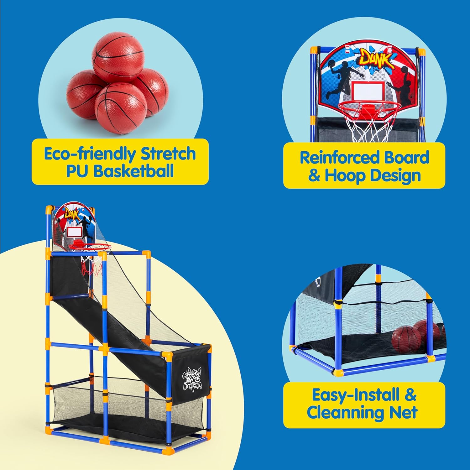 Arcade Basketball Game Set wit - مراجعة Basketball Arcade Game وسعره