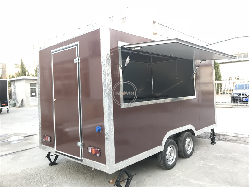 Outdoor Hot Dog Fast Food Truc - مراجعة Hot Dog Vending Cart وسعره