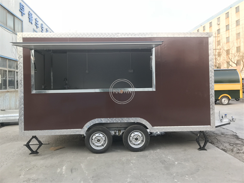 Outdoor Hot Dog Fast Food Truc - مراجعة Hot Dog Vending Cart وسعره