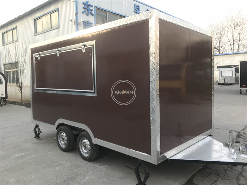 Outdoor Hot Dog Fast Food Truc - مراجعة Hot Dog Vending Cart وسعره