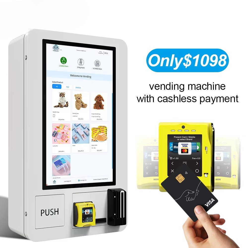 Small Metal Drinks Desktop Ven - مراجعة Vending Machine Qr Code وسعره