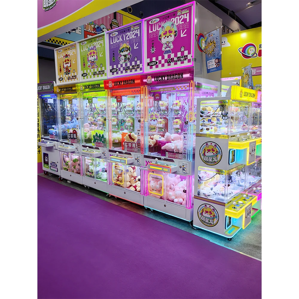 #New Colorful Claw Machine Luc - مراجعة Arcade Toy Claw Vending Machine وسعره