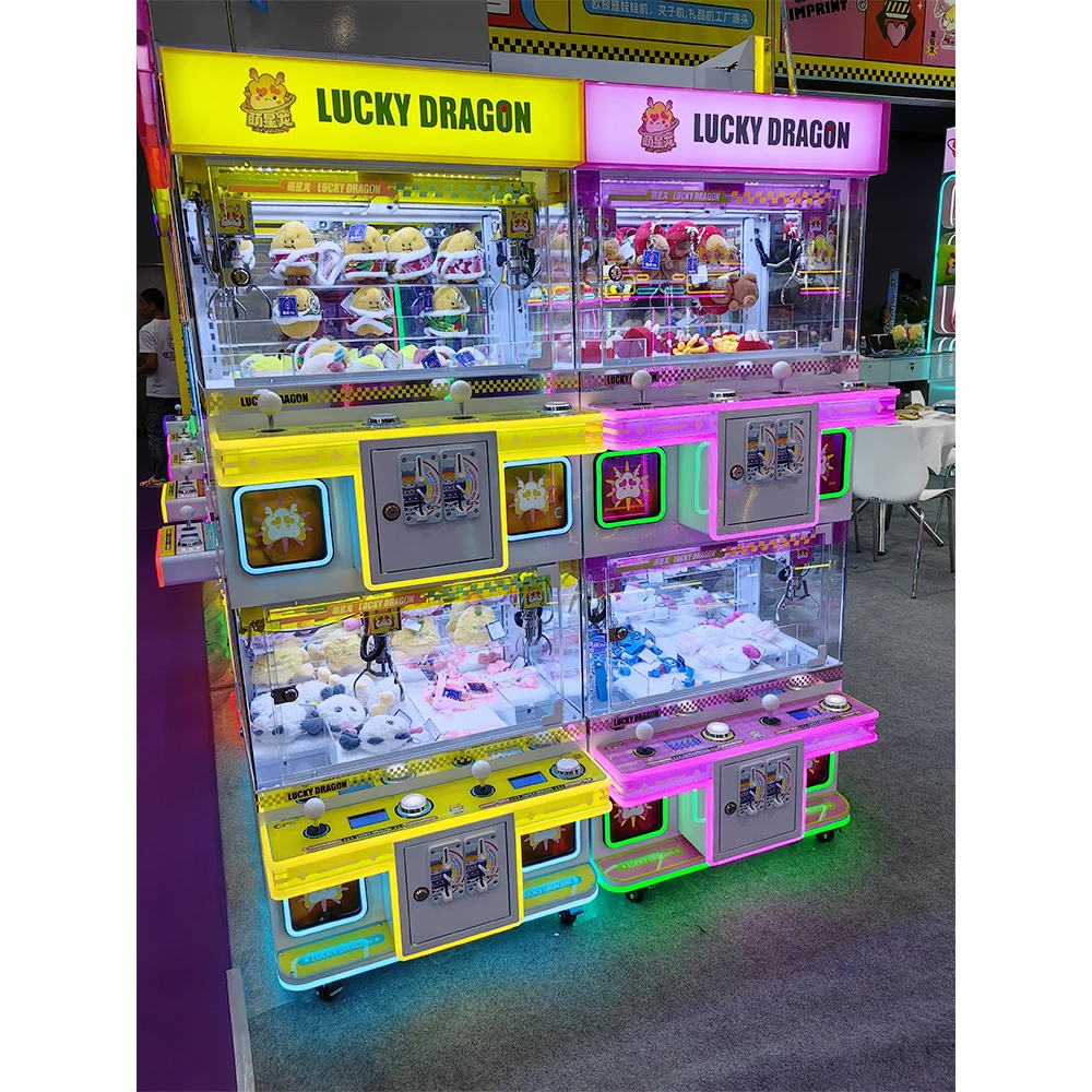 #New Colorful Claw Machine Luc - مراجعة Arcade Toy Claw Vending Machine وسعره
