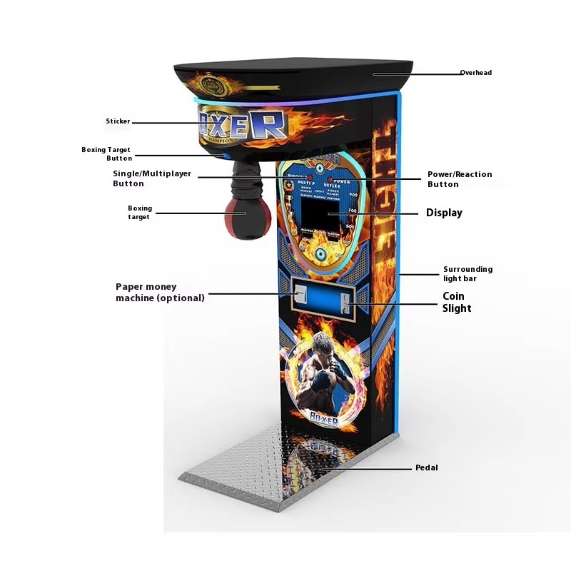 Black King Boxing Arcade Machi - مراجعة Arcade Games & Vending Co وسعره