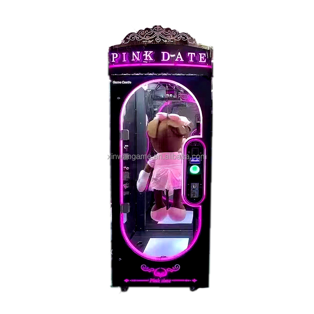 Pink Date Gift Pluche Plush Ki - مراجعة Arcade Toy Claw Vending Machine وسعره