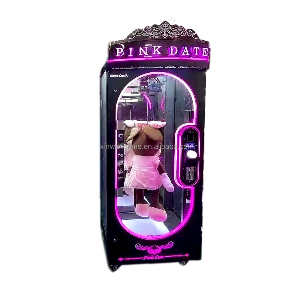 Pink Date Gift Pluche Plush Ki - مراجعة Arcade Toy Claw Vending Machine وسعره