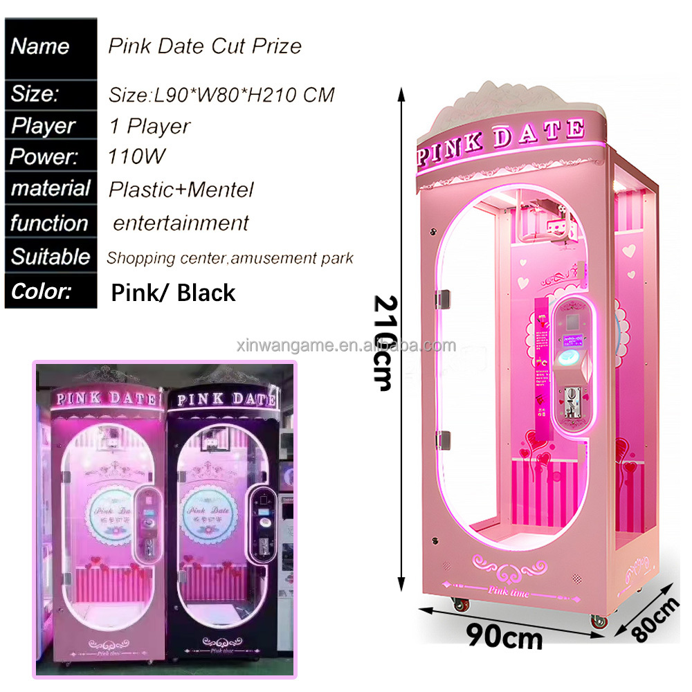 Pink Date Gift Pluche Plush Ki - مراجعة Arcade Toy Claw Vending Machine وسعره