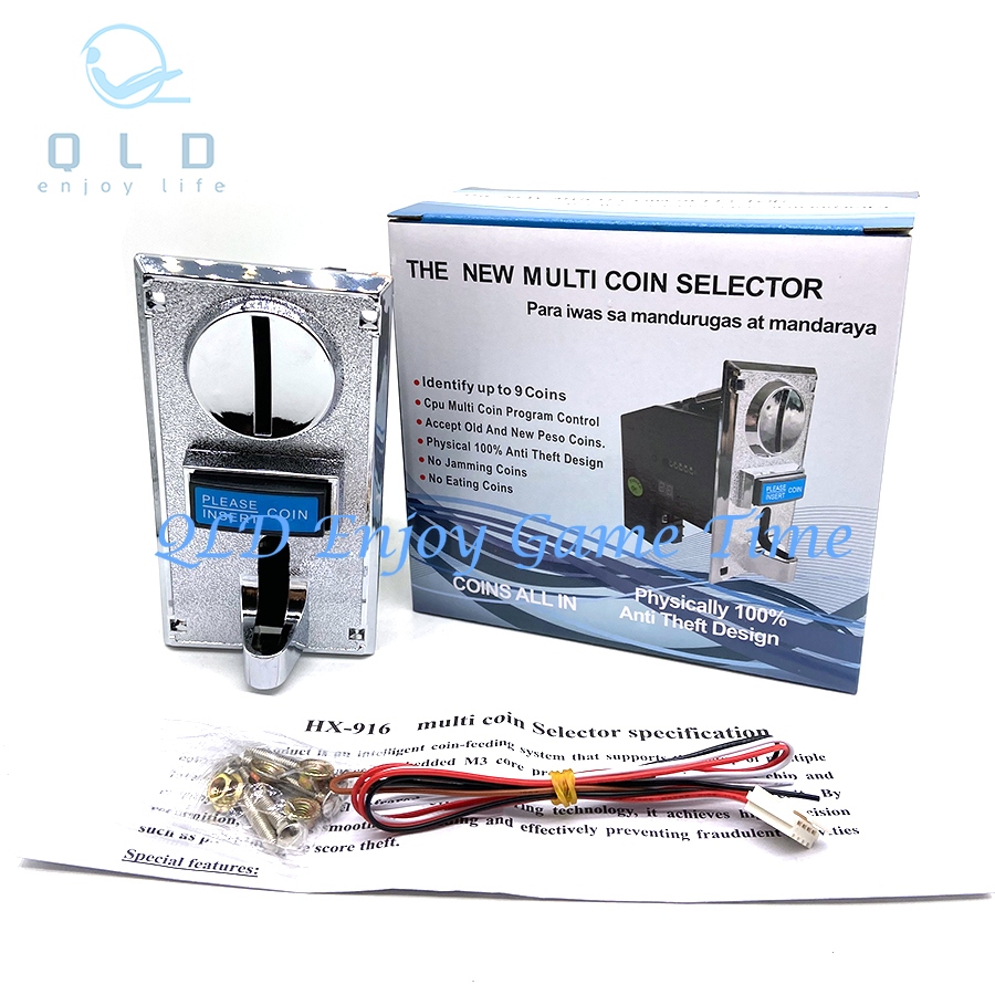 9-Type Multi Coin Acceptor 616 - مراجعة Arcade Games Vending وسعره