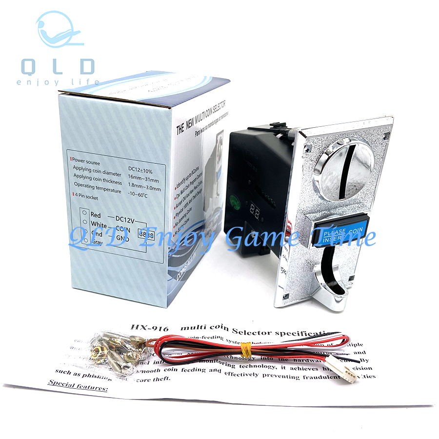 9-Type Multi Coin Acceptor 616 - مراجعة Arcade Games Vending وسعره