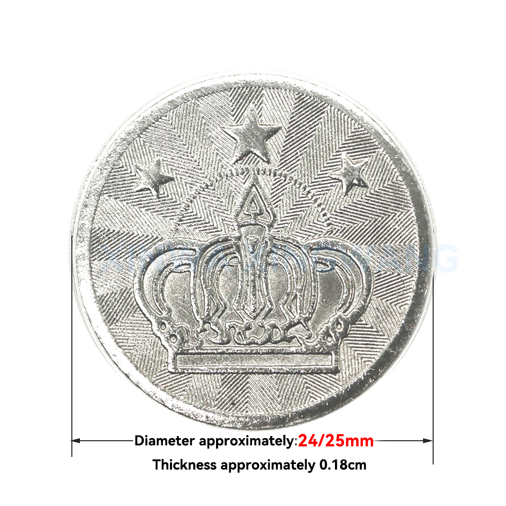 100PCS  Coins Tokens Stainless - مراجعة Arcade Game Vending Machine وسعره