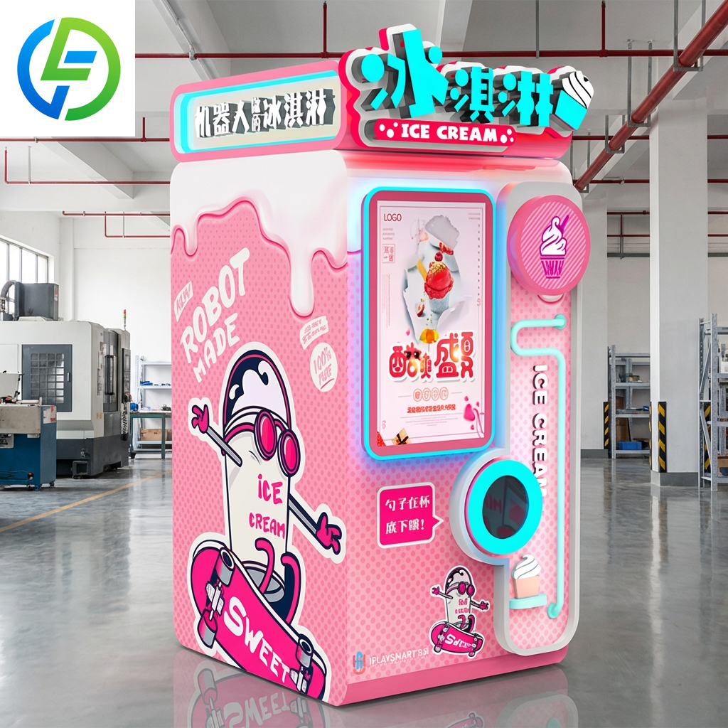 FOODLINE Customized Yogurt & I - مراجعة Vending Machine Qr Code وسعره