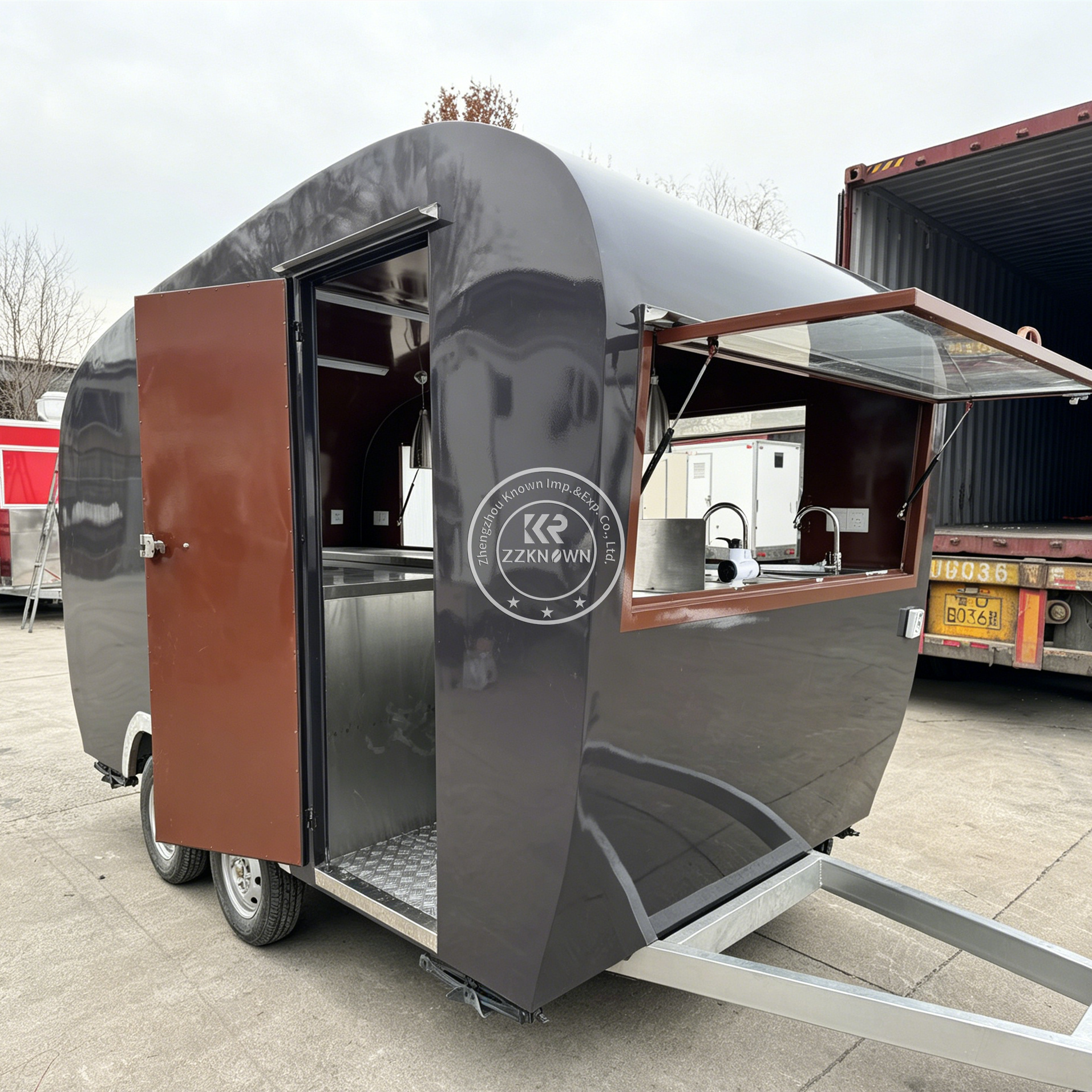 Outdoor Mobile Coffee Bubble T - مراجعة Hot Dog Vending Cart وسعره