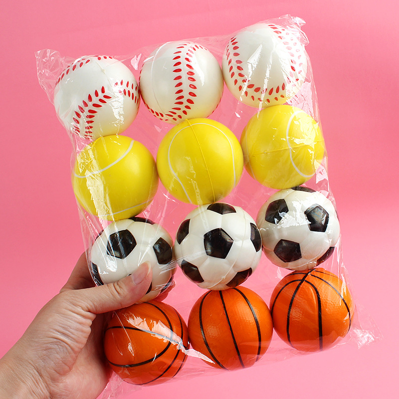 6Pcs/Set Squeeze Ball Toy Foot - مراجعة Basketball Arcade Game وسعره