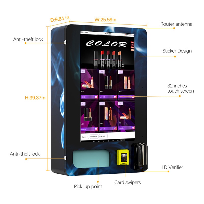 Export Wall-mounted Mini Cigar - مراجعة Vending Machine Qr Code وسعره