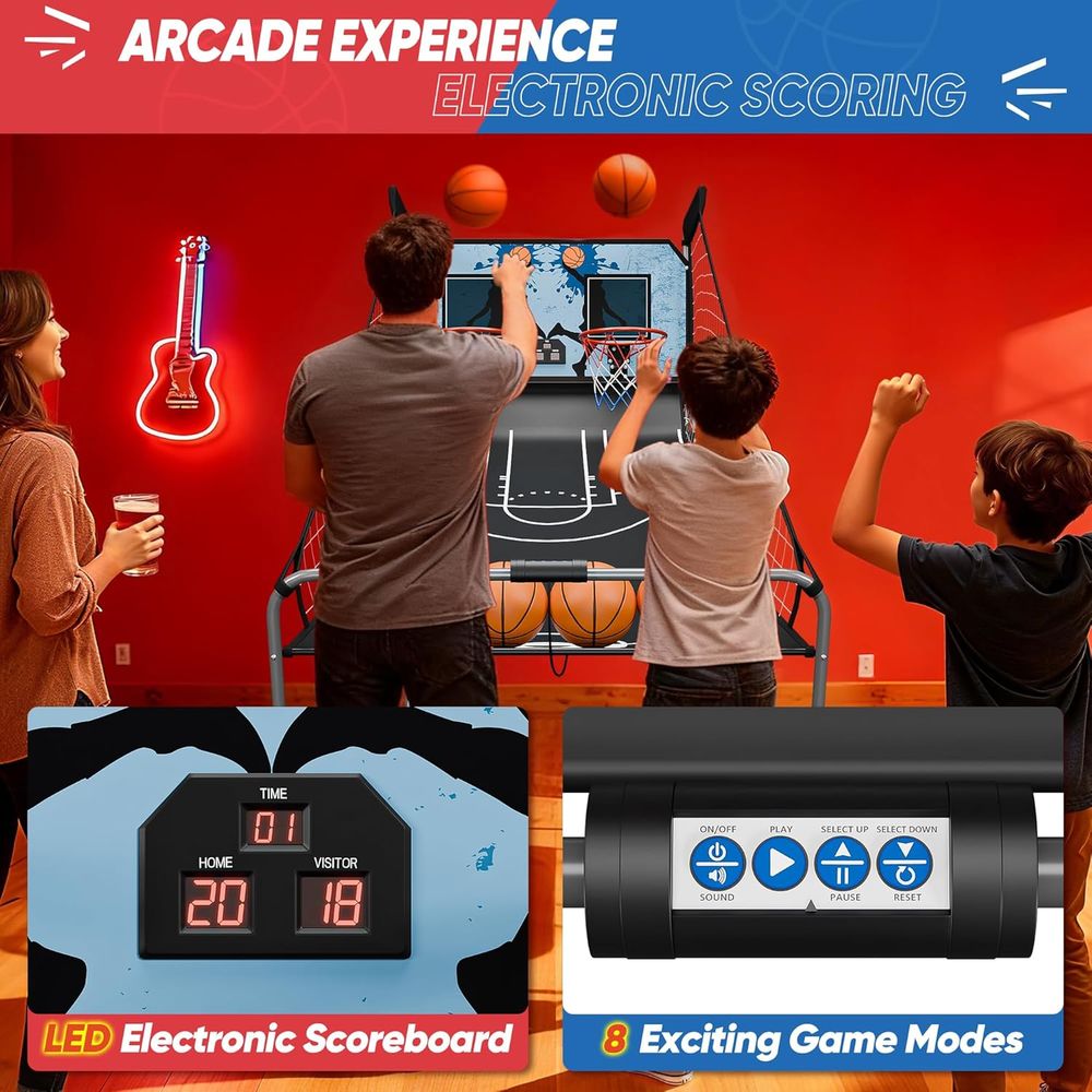 Indoor Basketball Arcade Game  - مراجعة Basketball Arcade Game وسعره
