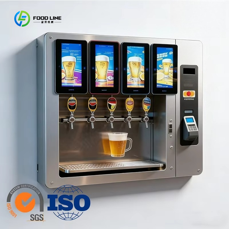 Self-Service Metal Beer Vendin - مراجعة Vending Machine Qr Code وسعره