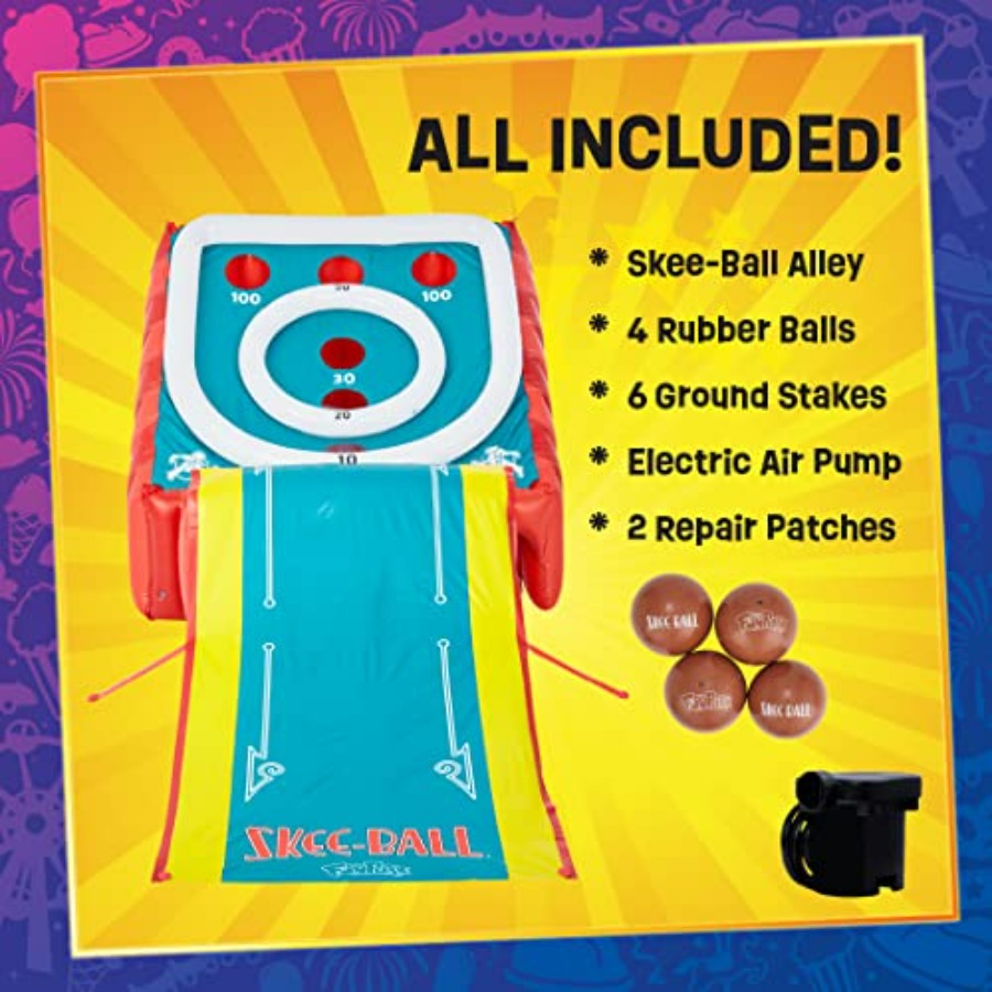 11 Ft Inflatable Skee-Ball Gam - مراجعة Skee Ball Arcade وسعره