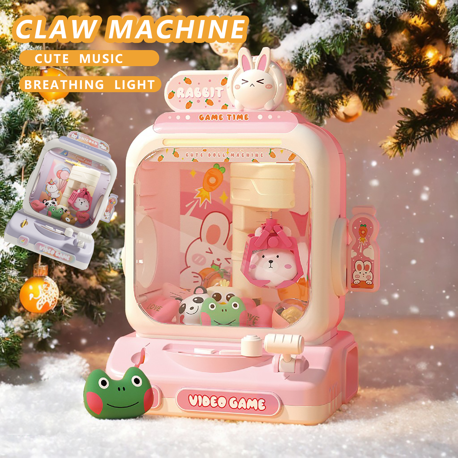 New Mini Claw Machine Rabbit   - مراجعة Claw Crane Machine وسعره