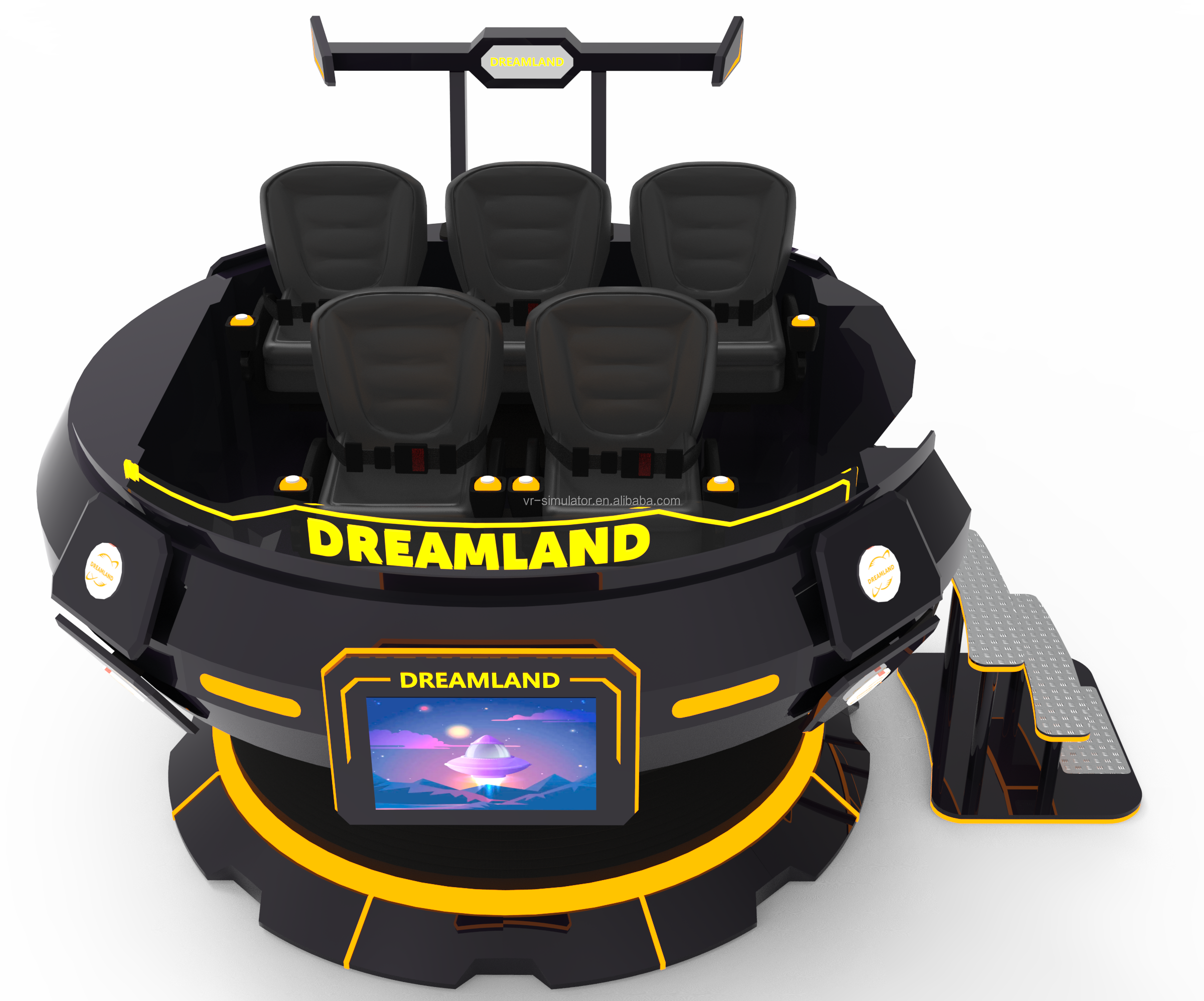 Dreamland 9d Vr Glasses Cabin  - مراجعة 9D Vr Simulator وسعره