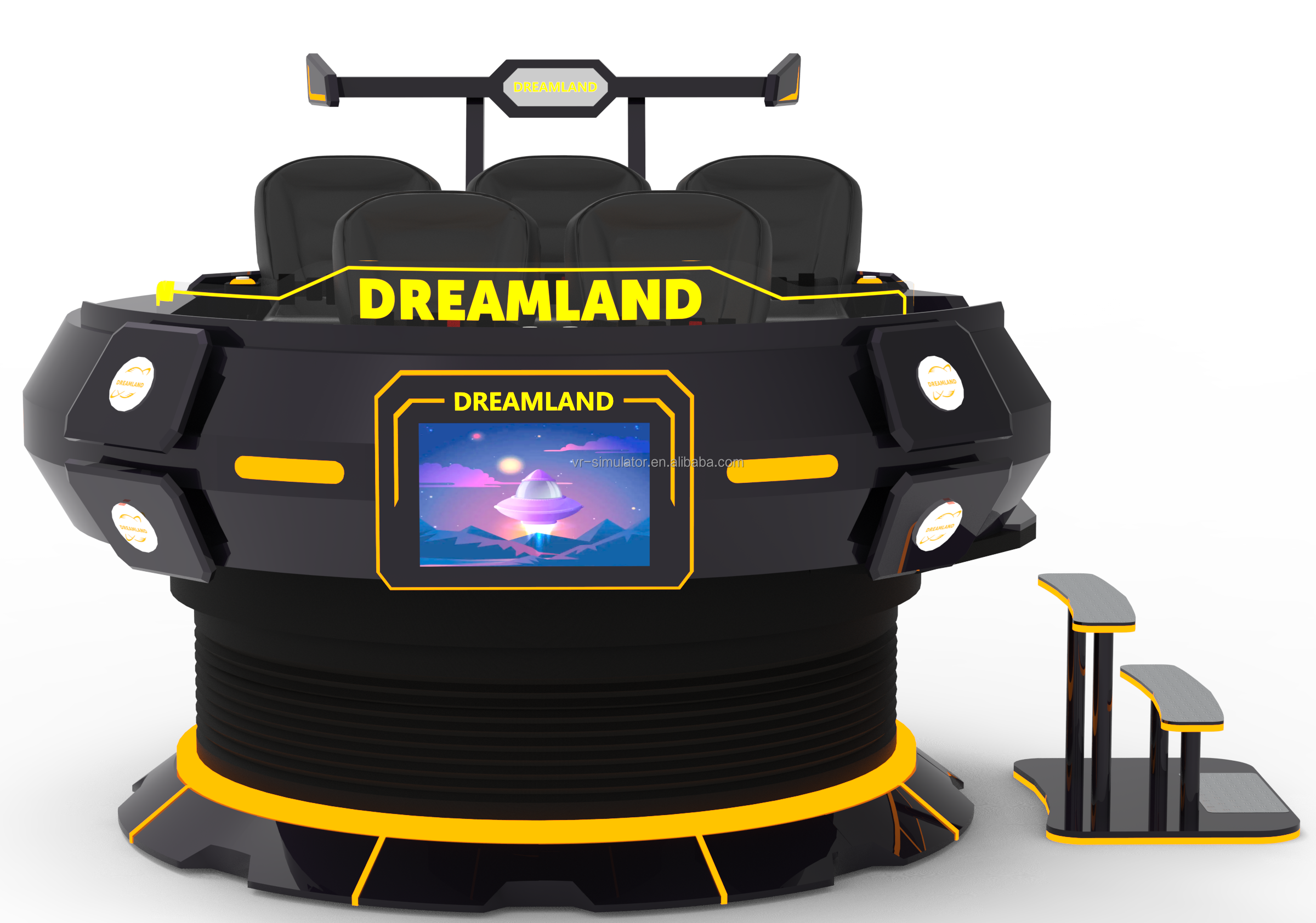 Dreamland 9d Vr Glasses Cabin  - مراجعة 9D Vr Simulator وسعره