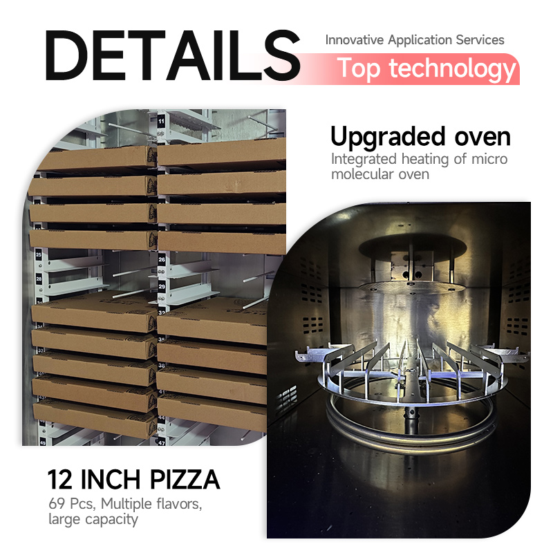 Wholesale Automated Hot Pizza  - مراجعة Vending Machine Qr Code وسعره