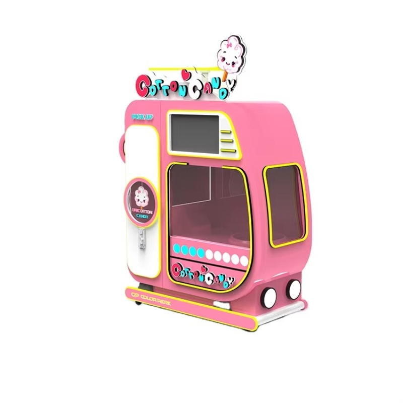 Colorful Automatic Cotton Cand - مراجعة Bill Acceptor Vending وسعره