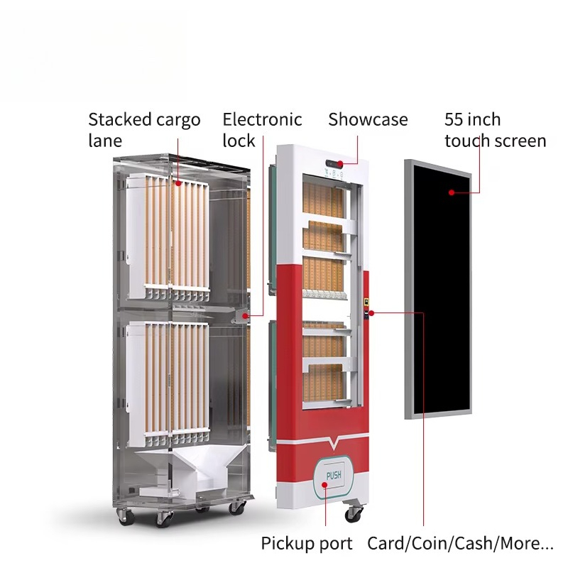 Customizable Vending Bar Outdo - مراجعة Vending Machine Qr Code وسعره