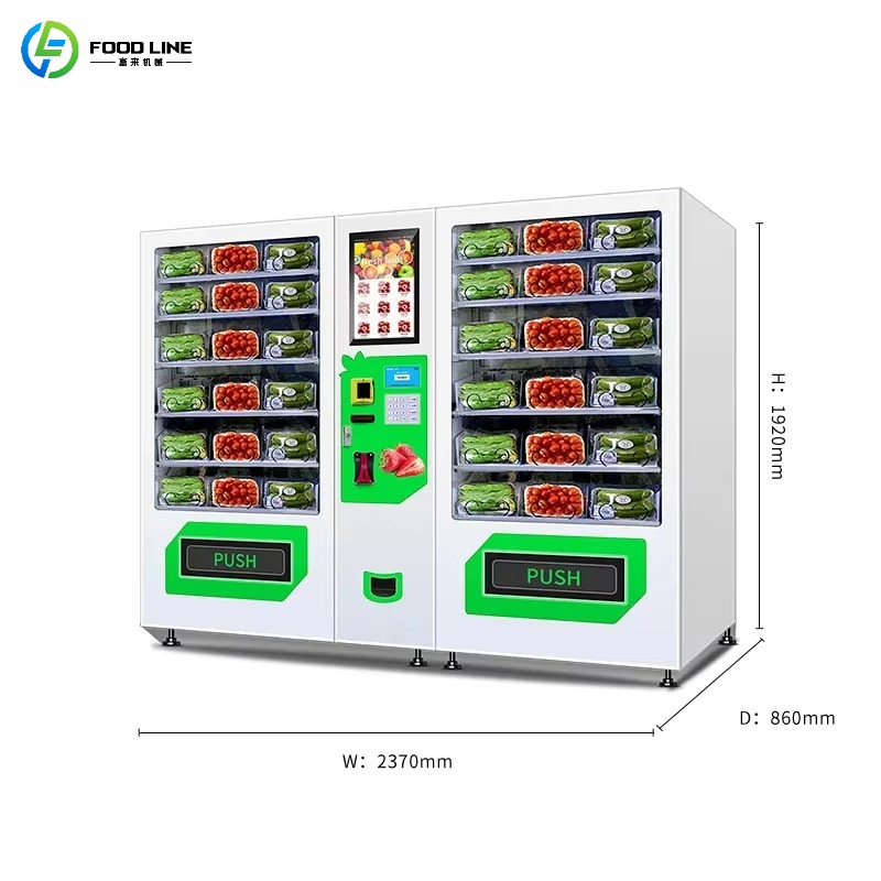 Fresh Food ,Sandwitch, Fruits, - مراجعة Vending Machine Qr Code وسعره