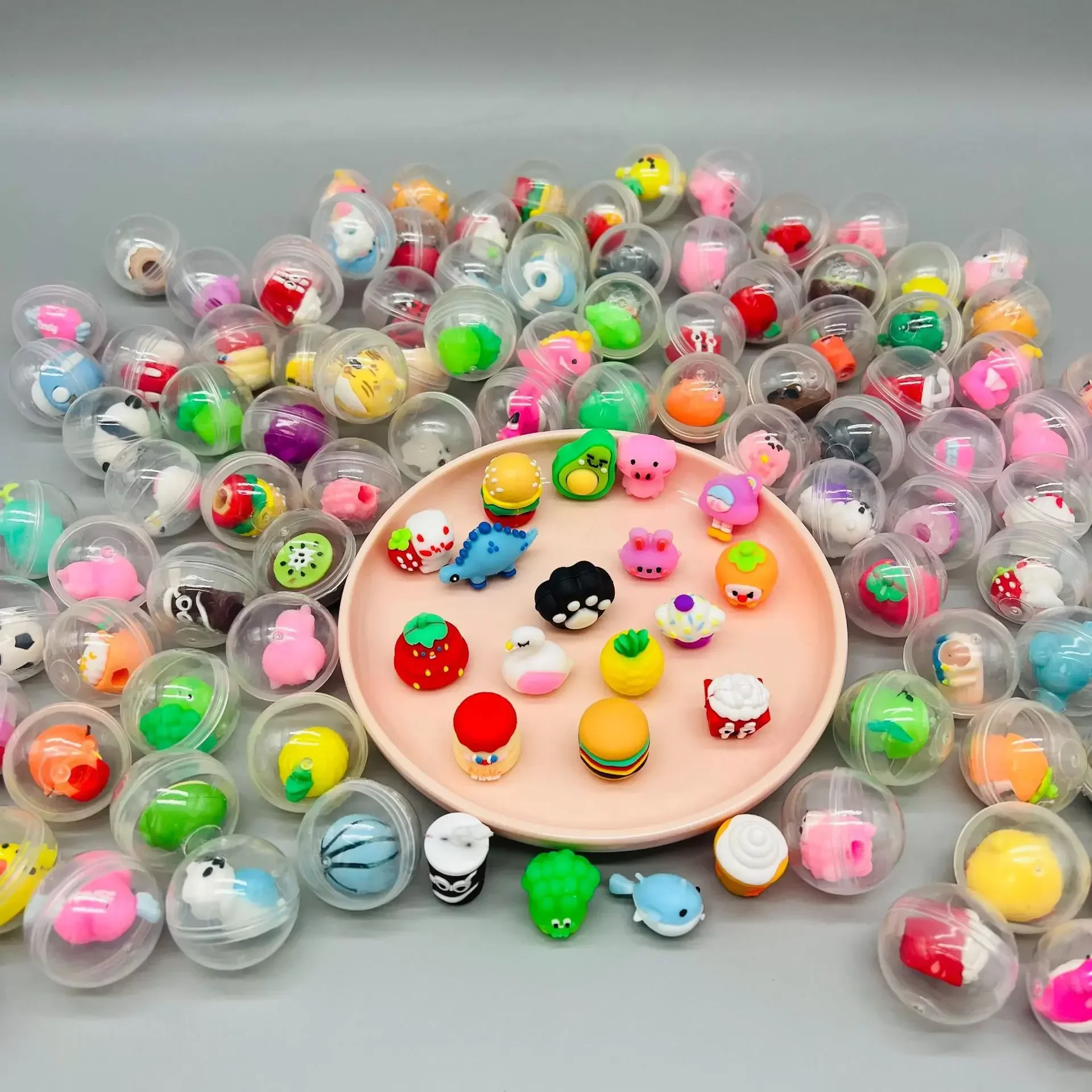 32mm Transparent Twisted Egg f - مراجعة Claw Crane Machine وسعره