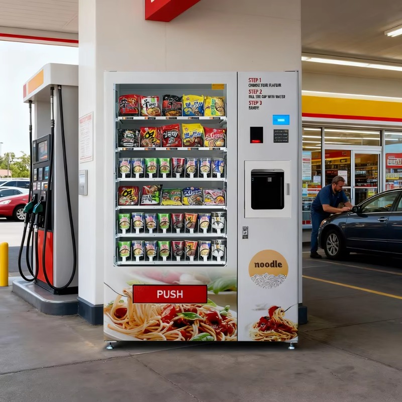 Customized Metal Cup Noodles V - مراجعة Vending Machine Qr Code وسعره