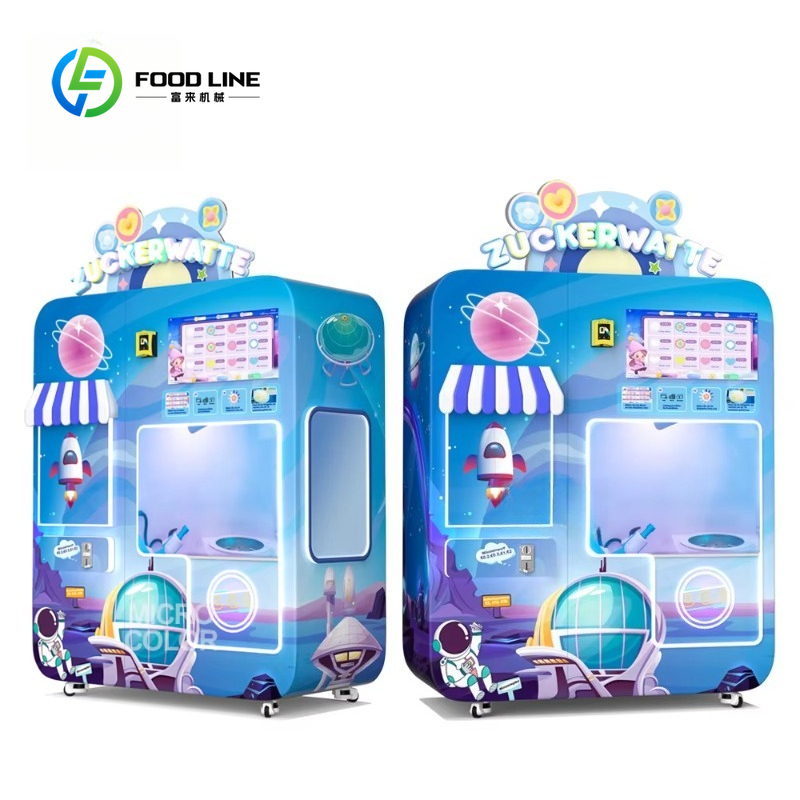 Customized Cotton Candy Vendin - مراجعة Bill Acceptor Vending وسعره